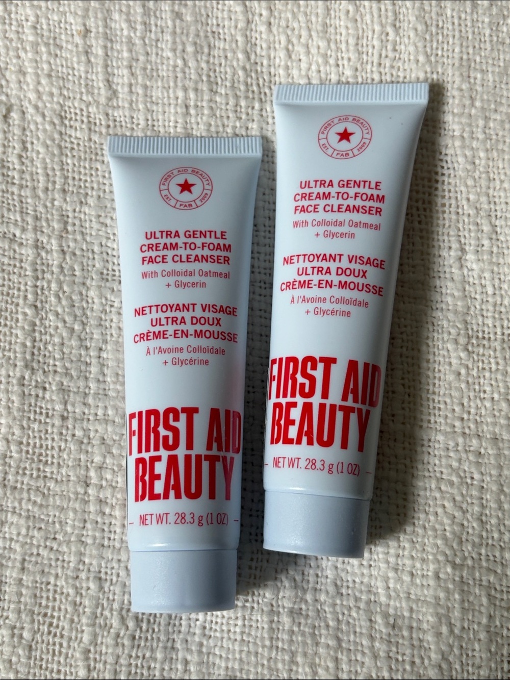⭐️ 5 for $20- 2 New First Aid Beauty Ultra Gentle Face Cleanser Minis - 1oz each